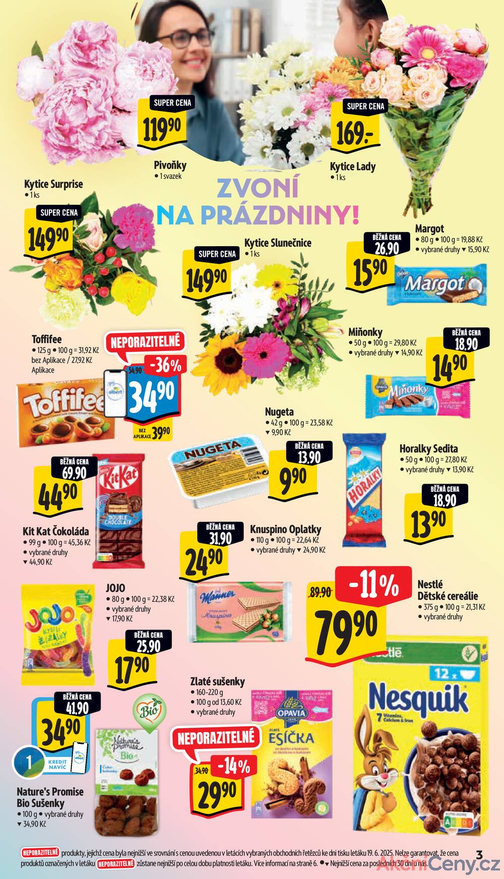 Leták Albert - Albert Supermarket od 25.6. do 1.7.2025 - strana 3 Leták Albert - Albert Supermarket od 25.6. do 1.7.2025 - strana 3