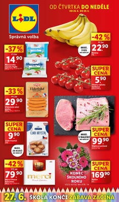 Lidl Čtvrtek od 26.6. do 29.6.2025