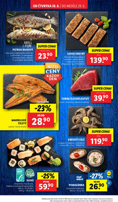 Lidl Čtvrtek od 26.6. do 29.6.2025