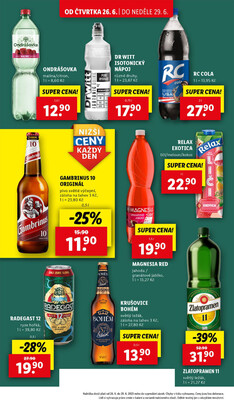 Lidl Čtvrtek od 26.6. do 29.6.2025