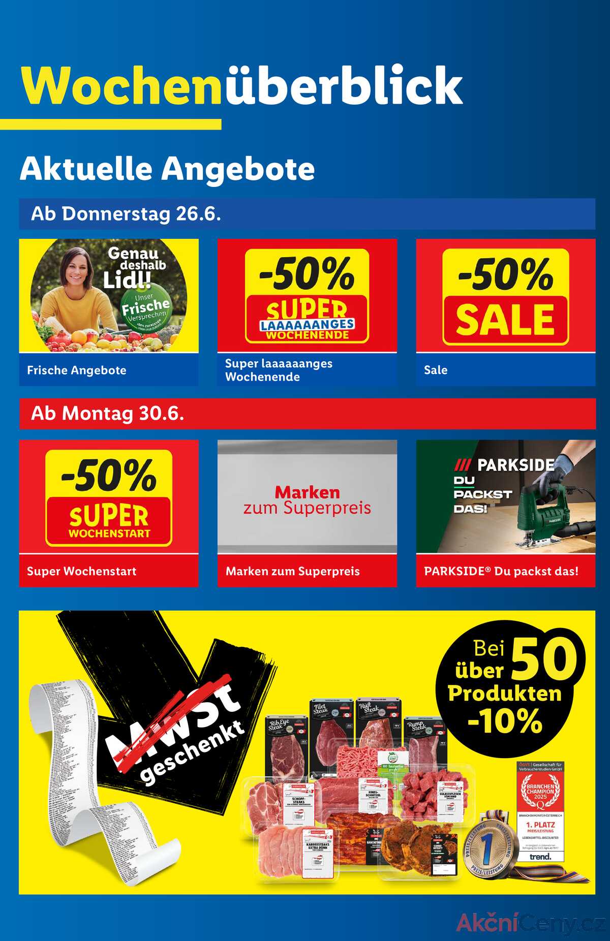 Leták Lidl Rakousko 26.6.-2.7.2025 strana 2