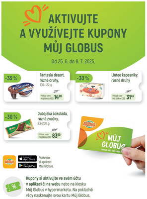 Akční leták Globus 25.6. - 1.7.2025 - Globus Praha - Štěrboholy