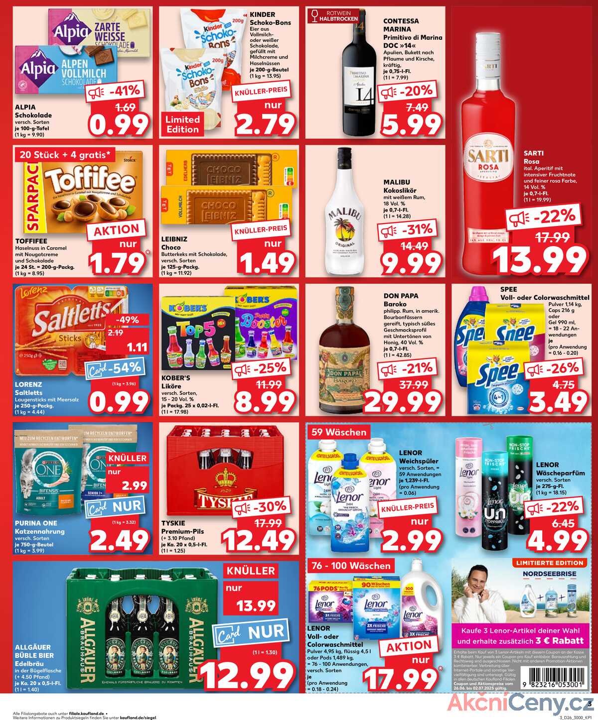 Leták Kaufland Německo 26.6.-2.7.2025 strana 3
