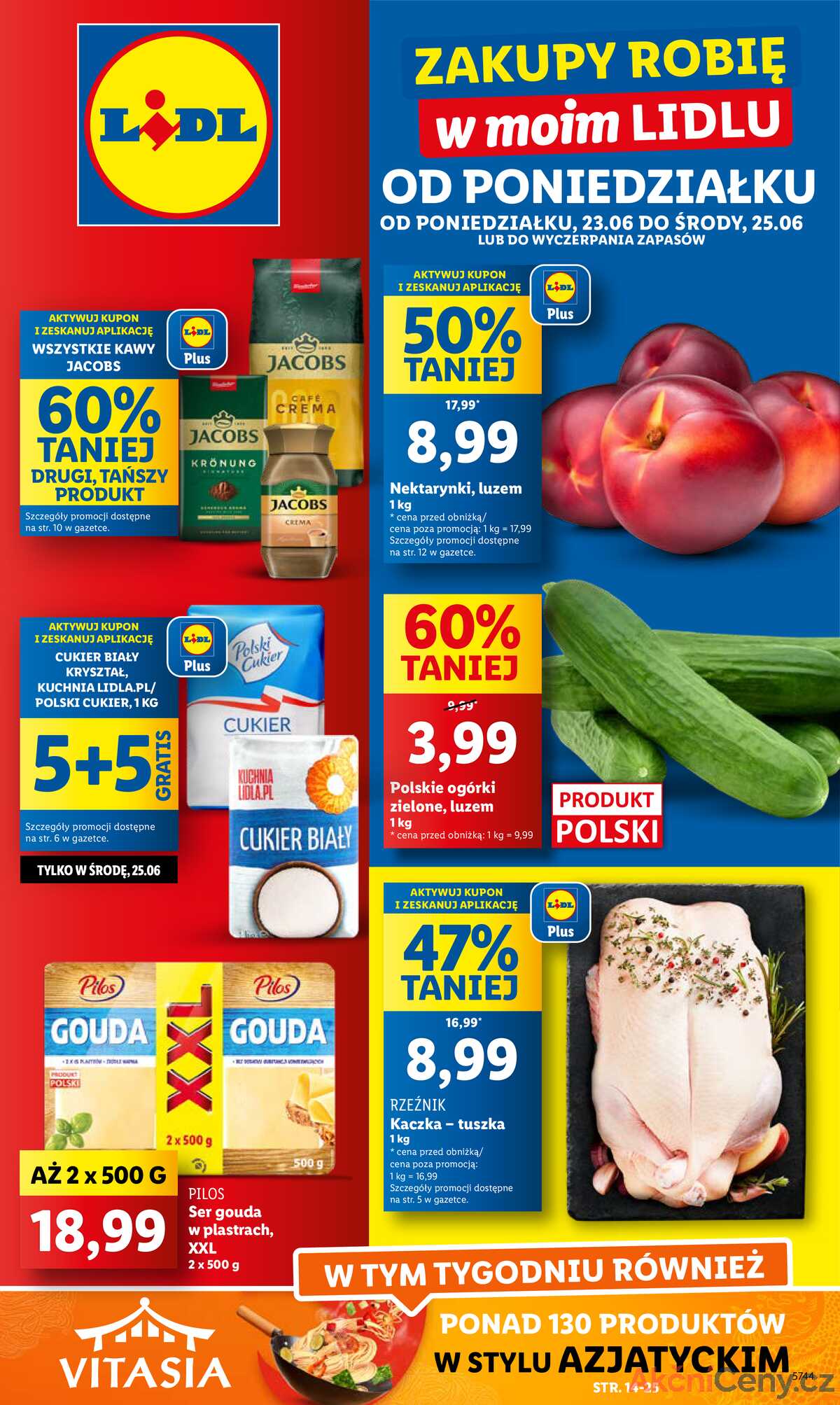 Leták Lidl Polsko 23.6.-25.6.2025 strana 1