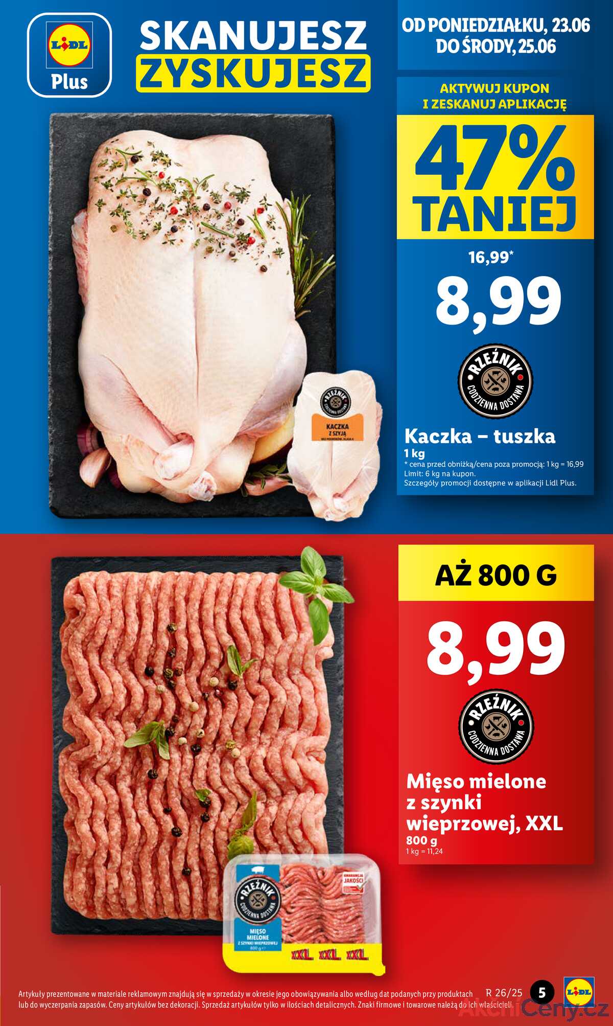 Leták Lidl Polsko 23.6.-25.6.2025 strana 5
