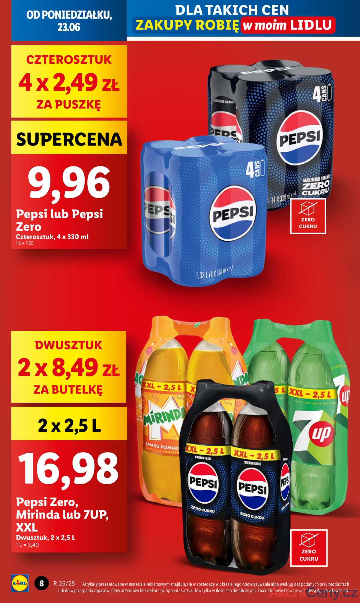 Leták Lidl Polsko 23.6.-25.6.2025 strana 8