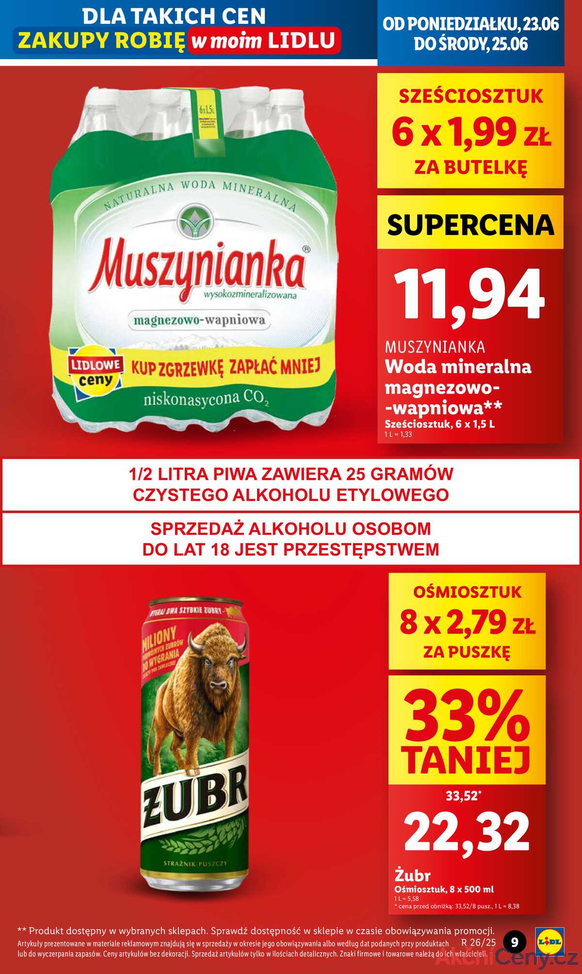 Leták Lidl Polsko 23.6.-25.6.2025 strana 9