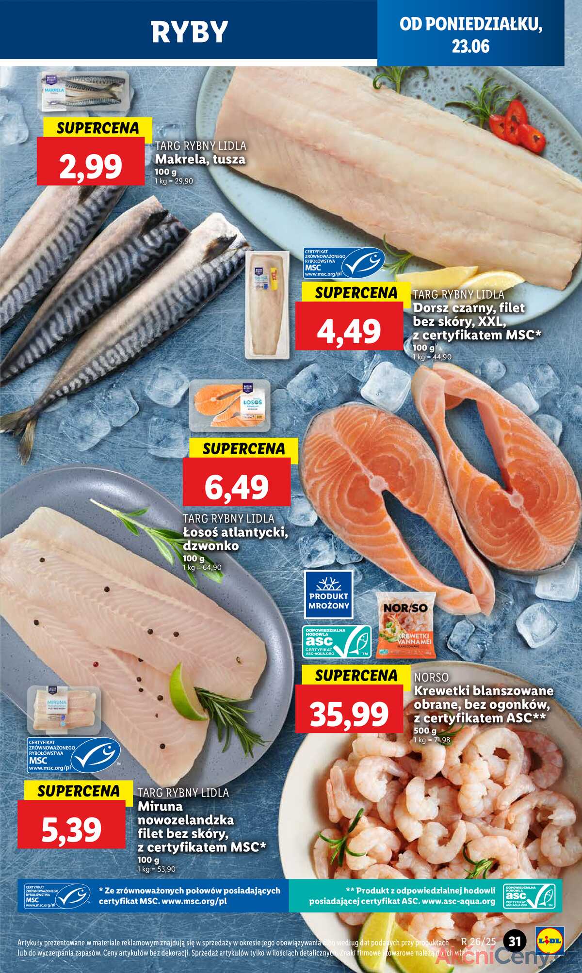 Leták Lidl Polsko 23.6.-25.6.2025 strana 33