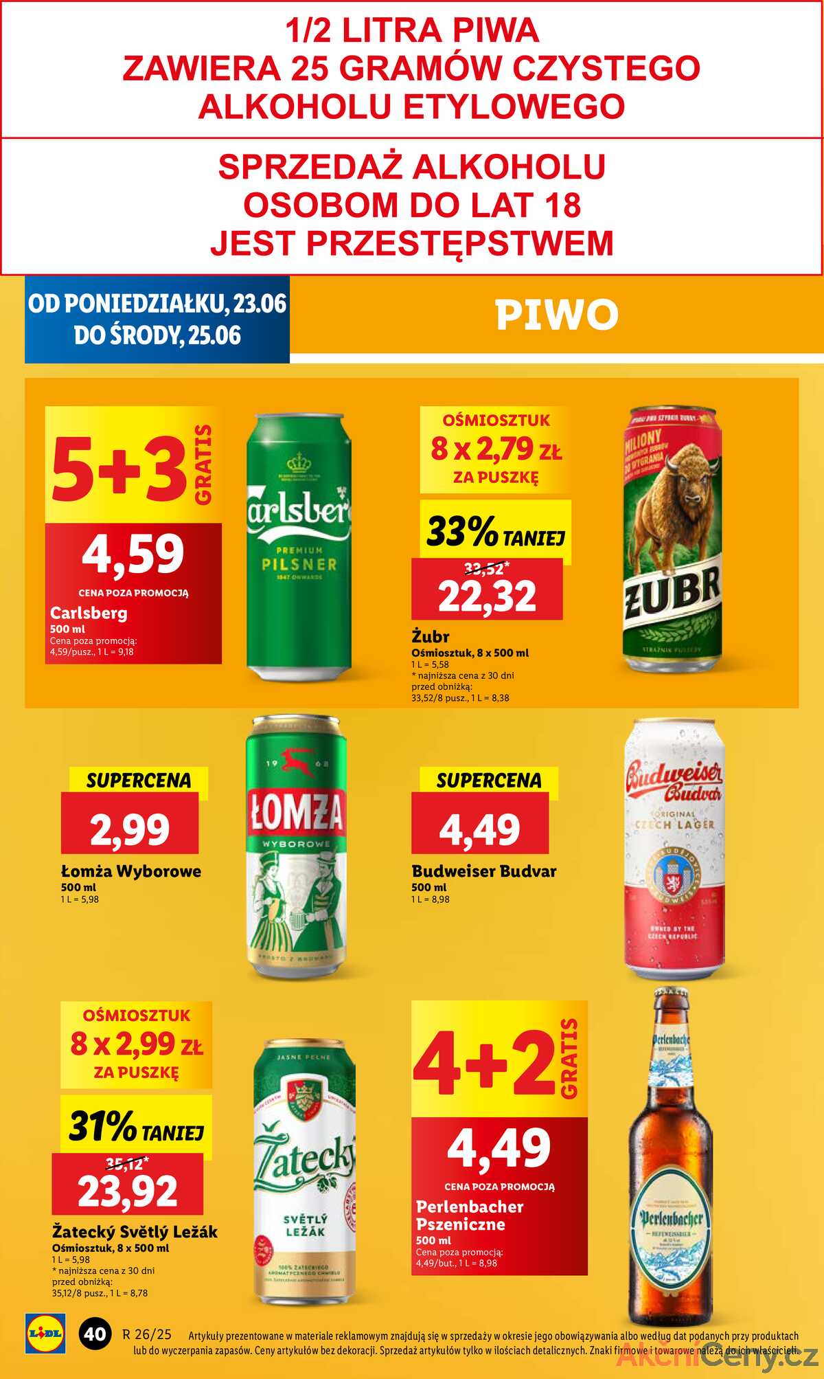 Leták Lidl Polsko 23.6.-25.6.2025 strana 46