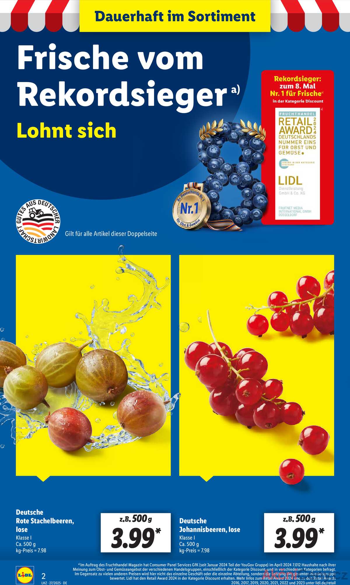 Leták Lidl Německo 30.6.-5.7.2025 strana 2