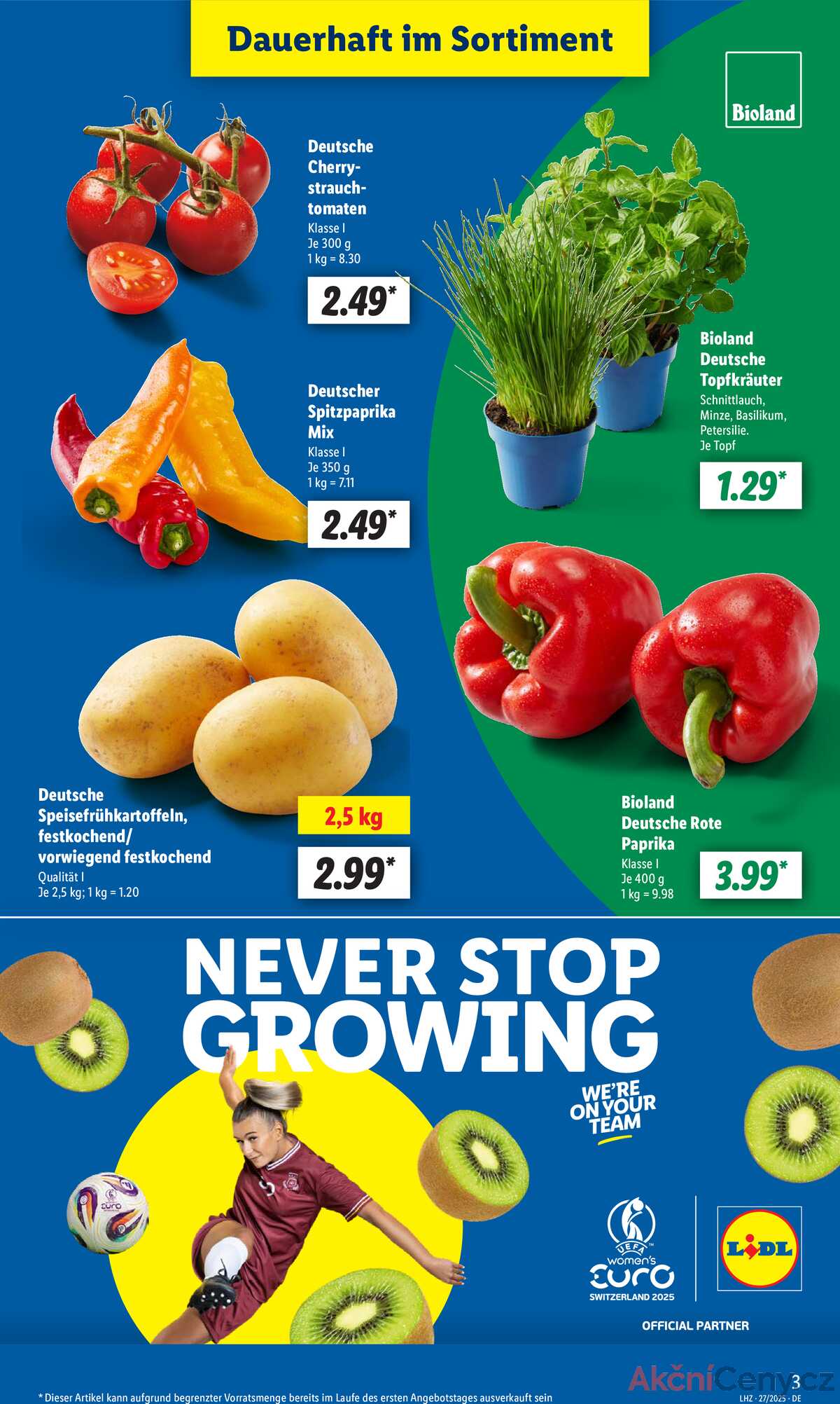 Leták Lidl Německo 30.6.-5.7.2025 strana 3