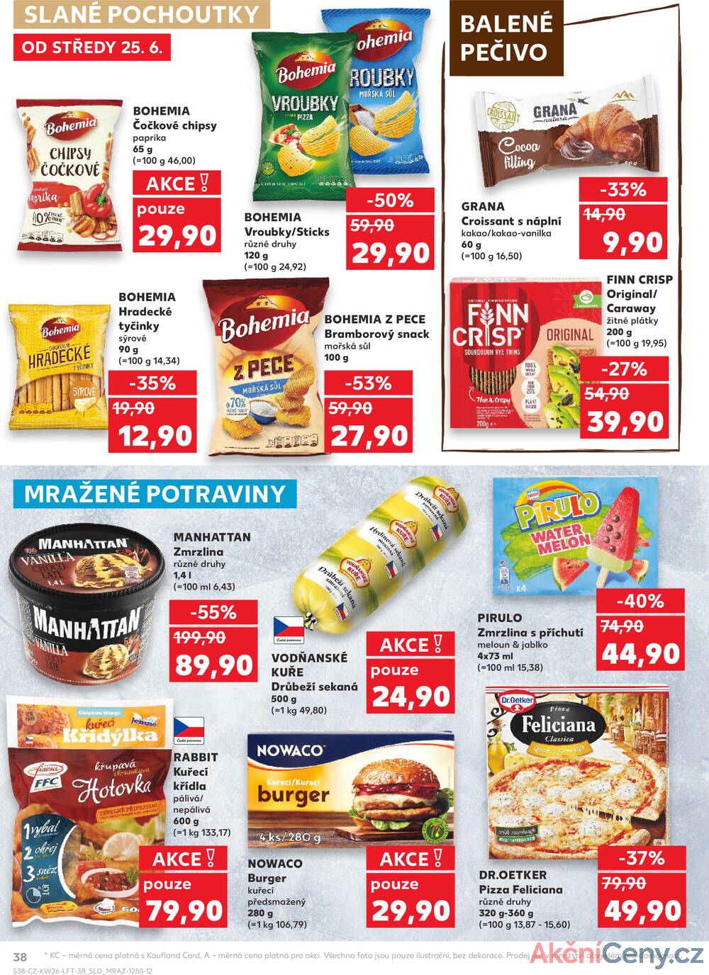Leták Kaufland - Kaufland 25.6. - 1.7. - Kaufland - Znojmo (Dukelských bojovníků) - strana 38