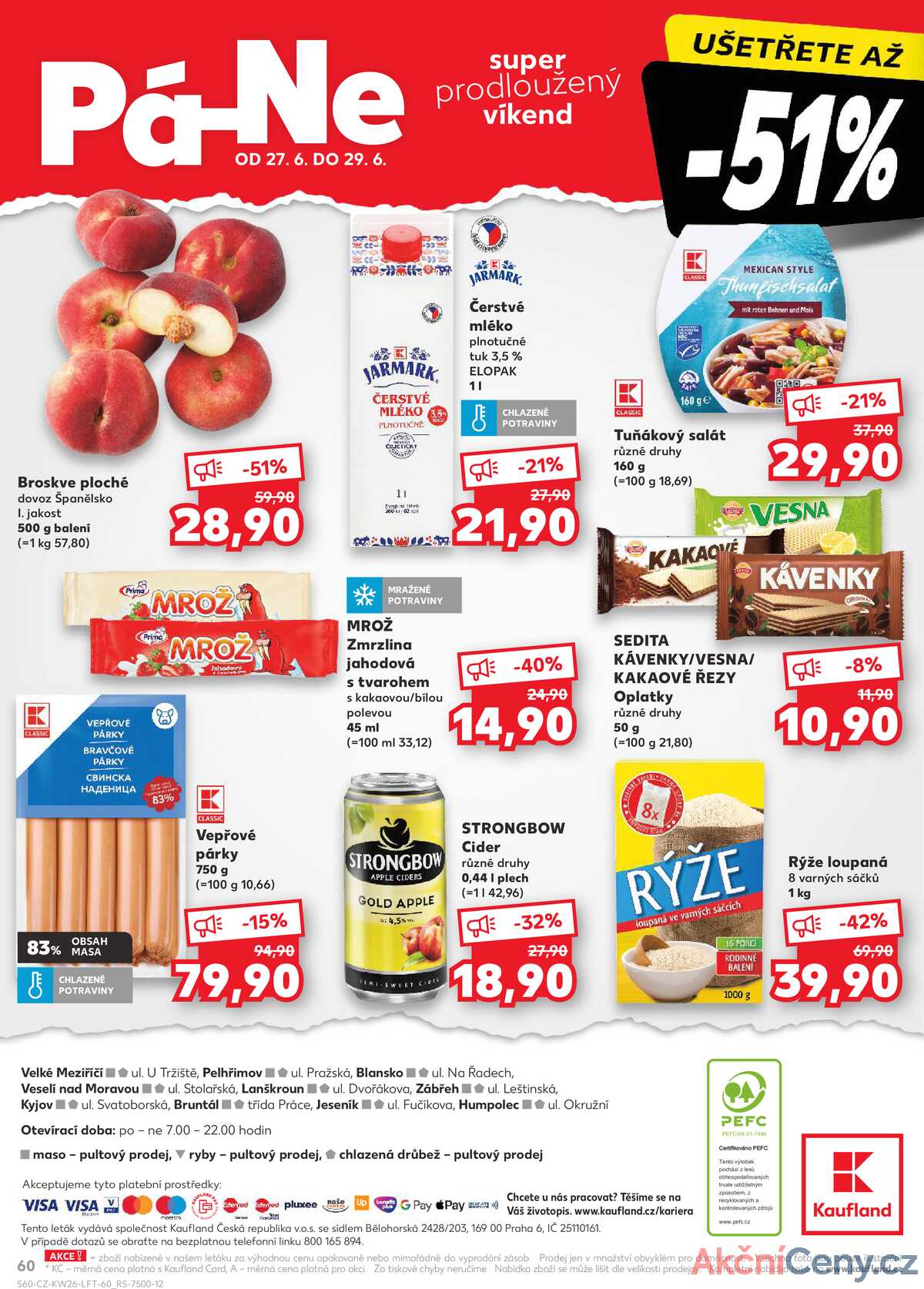 Kaufland 25.6. - 1.7. - Kaufland - Velké Meziříčí strana 60