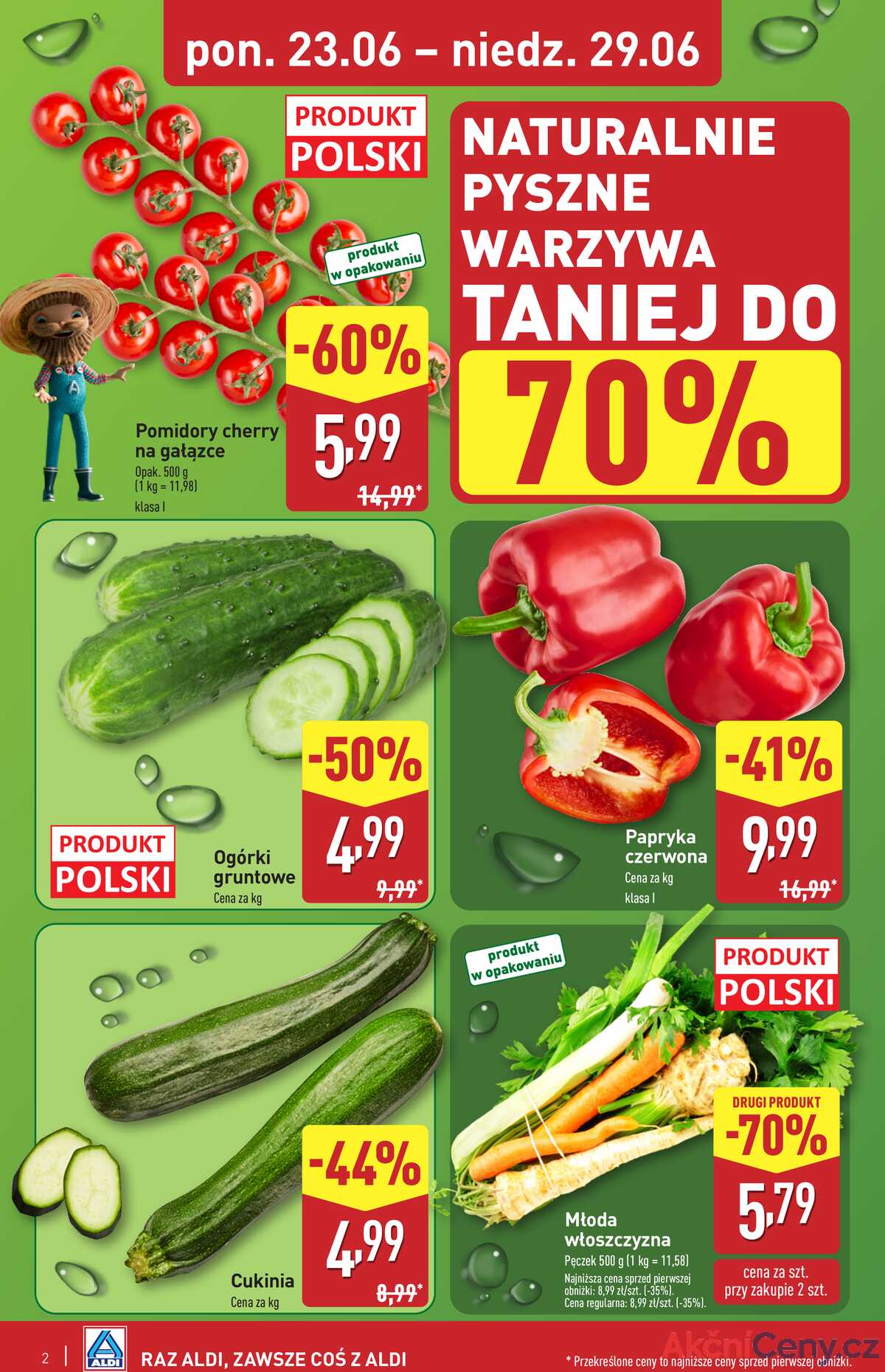 Leták Aldi Polsko 23.6.-29.6.2025 strana 2