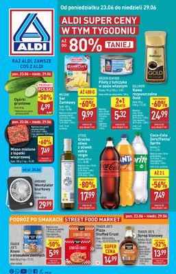 Leták Aldi Polsko 23.6.-29.6.2025