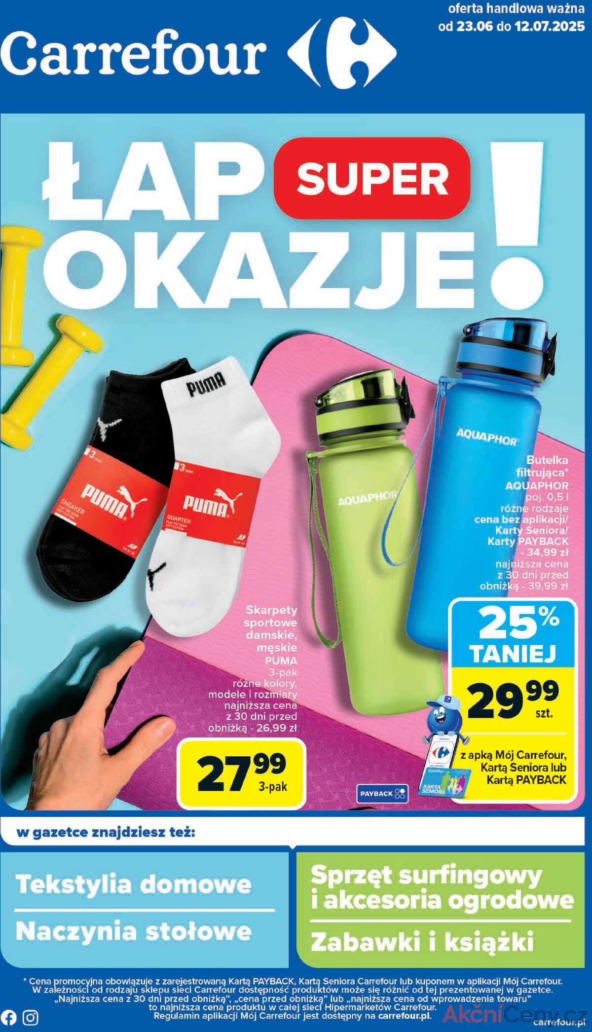 Leták Carrefour Polsko 23.6.-12.7.2025 - Ulovte si výhodné nabídky! strana 1