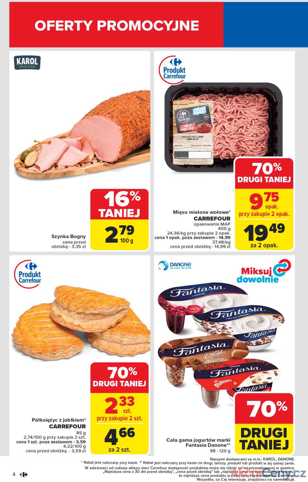 Leták Carrefour Polsko 23.6.-29.6.2025 - Vaše příležitosti Poznaň strana 4