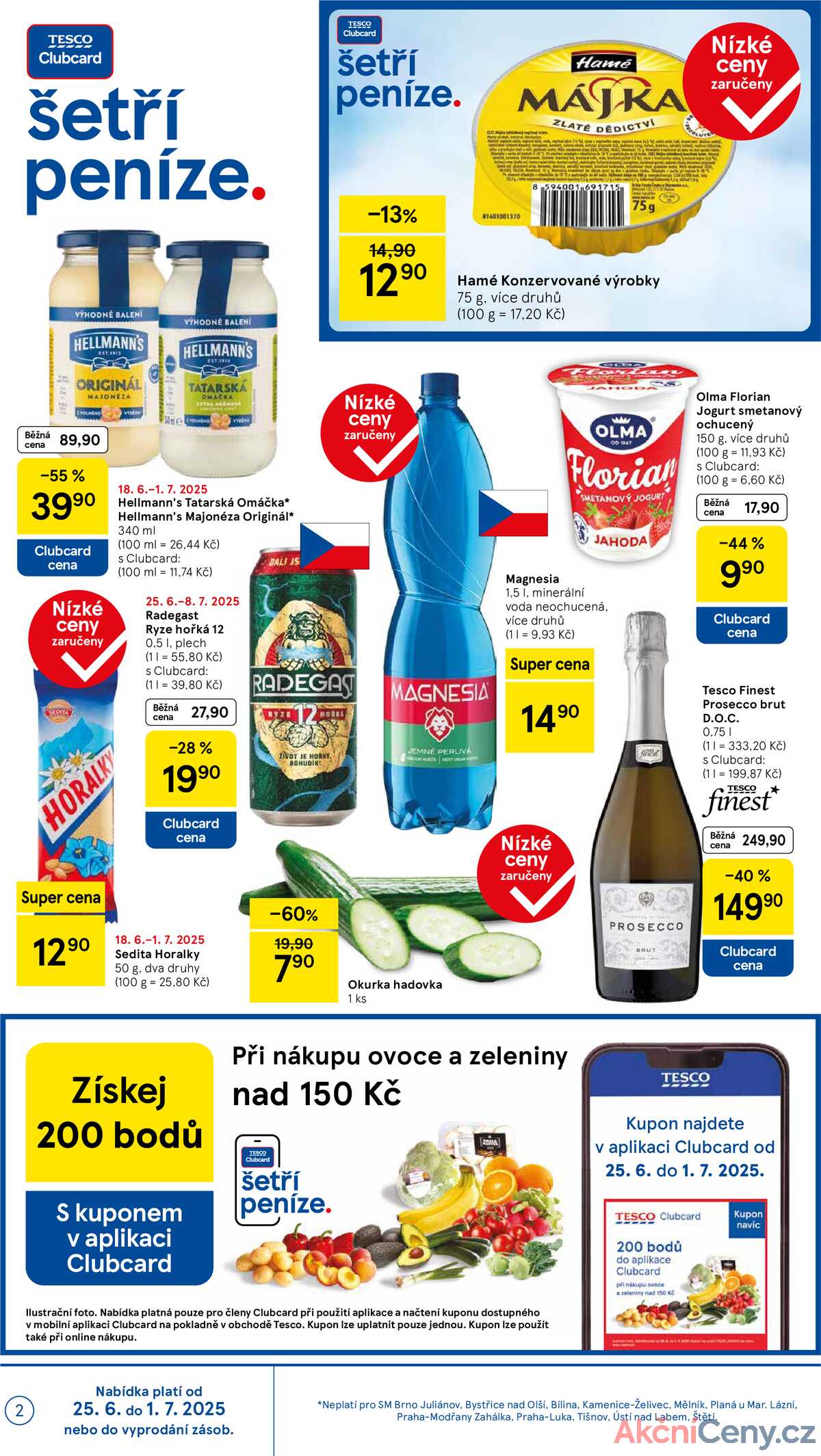 Tesco supermarkety od 25.6. do 1.7.2025 strana 2