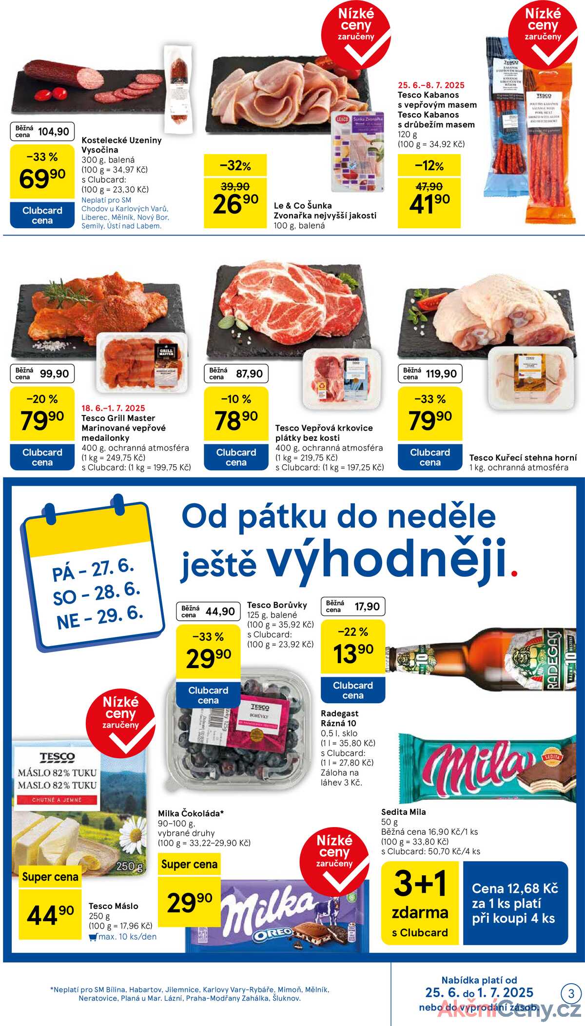 Tesco supermarkety od 25.6. do 1.7.2025 strana 3
