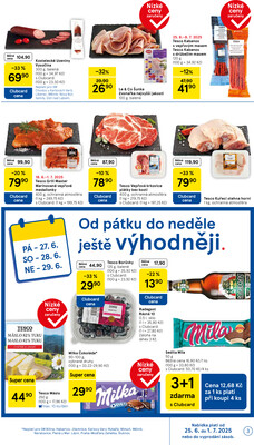 Tesco supermarkety od 25.6. do 1.7.2025