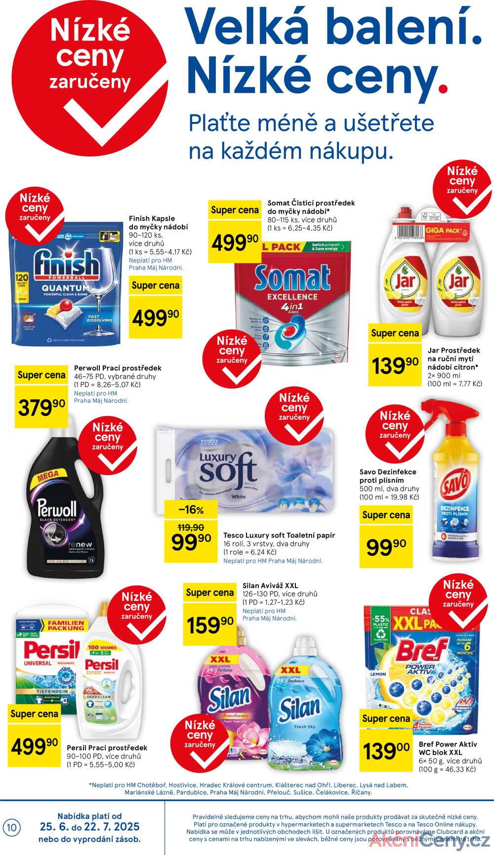 Leták Tesco - Tesco malé hypermarkety od 25.6. do 1.7.2025 - strana 10 Leták Tesco - Tesco malé hypermarkety od 25.6. do 1.7.2025 - strana 10