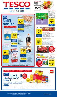 Tesco malé hypermarkety od 25.6. do 1.7.2025