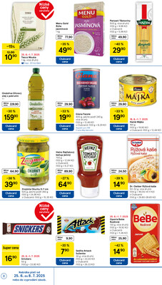 Tesco malé hypermarkety od 25.6. do 1.7.2025