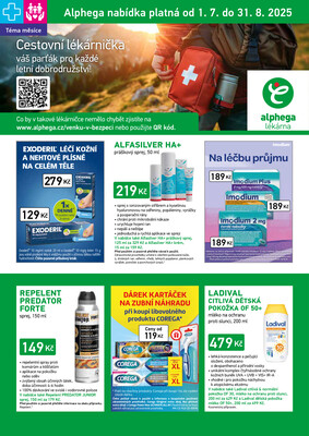 Alphega lékárny letáky