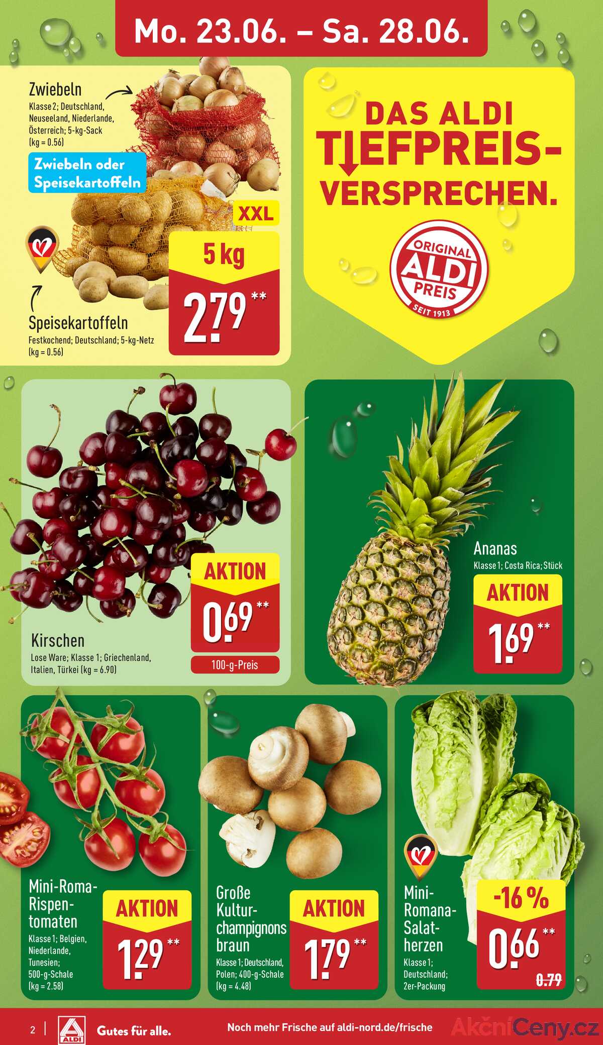 Leták ALDI Německo 23.6.-29.6.2025 strana 2
