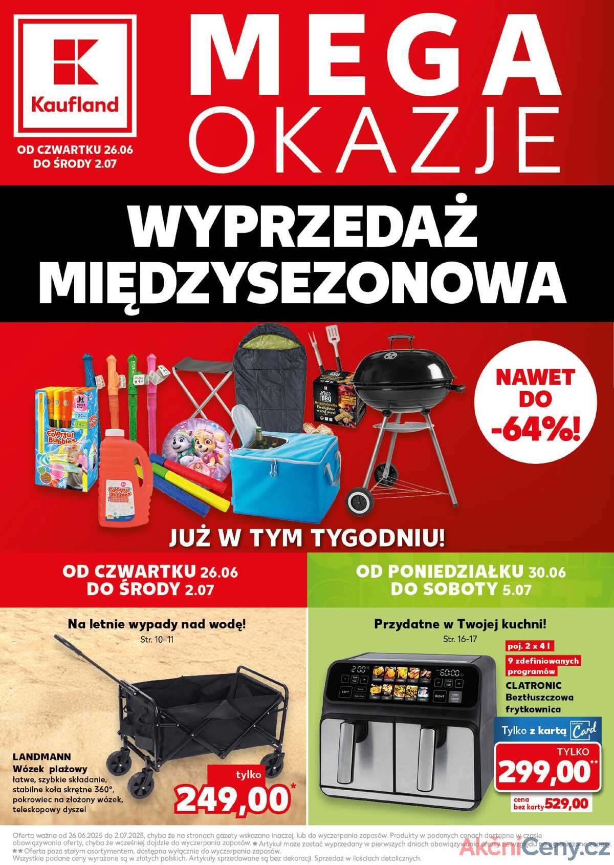 Leták Kaufland Polsko 26.6.-2.7.2025 strana 1