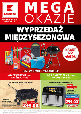 Leták Kaufland Polsko 26.6.-2.7.2025