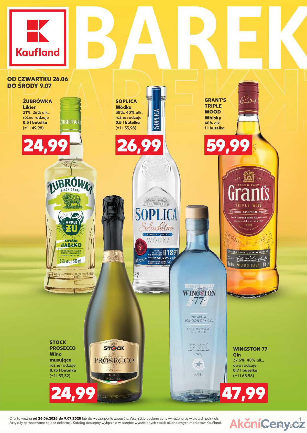 Leták Kaufland Polsko 26.6.-9.7.2025 - Bar Kaufland strana 1