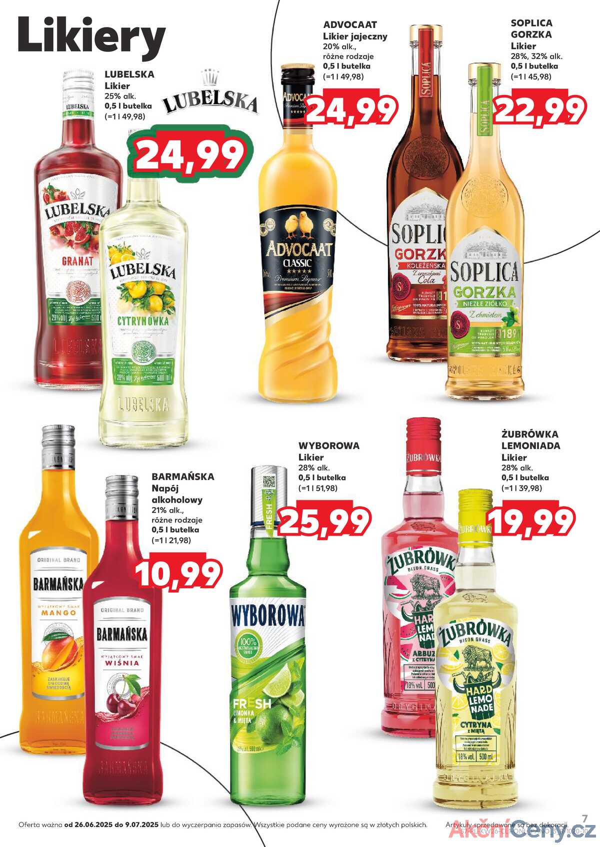 Leták Kaufland Polsko 26.6.-9.7.2025 - Bar Kaufland strana 7