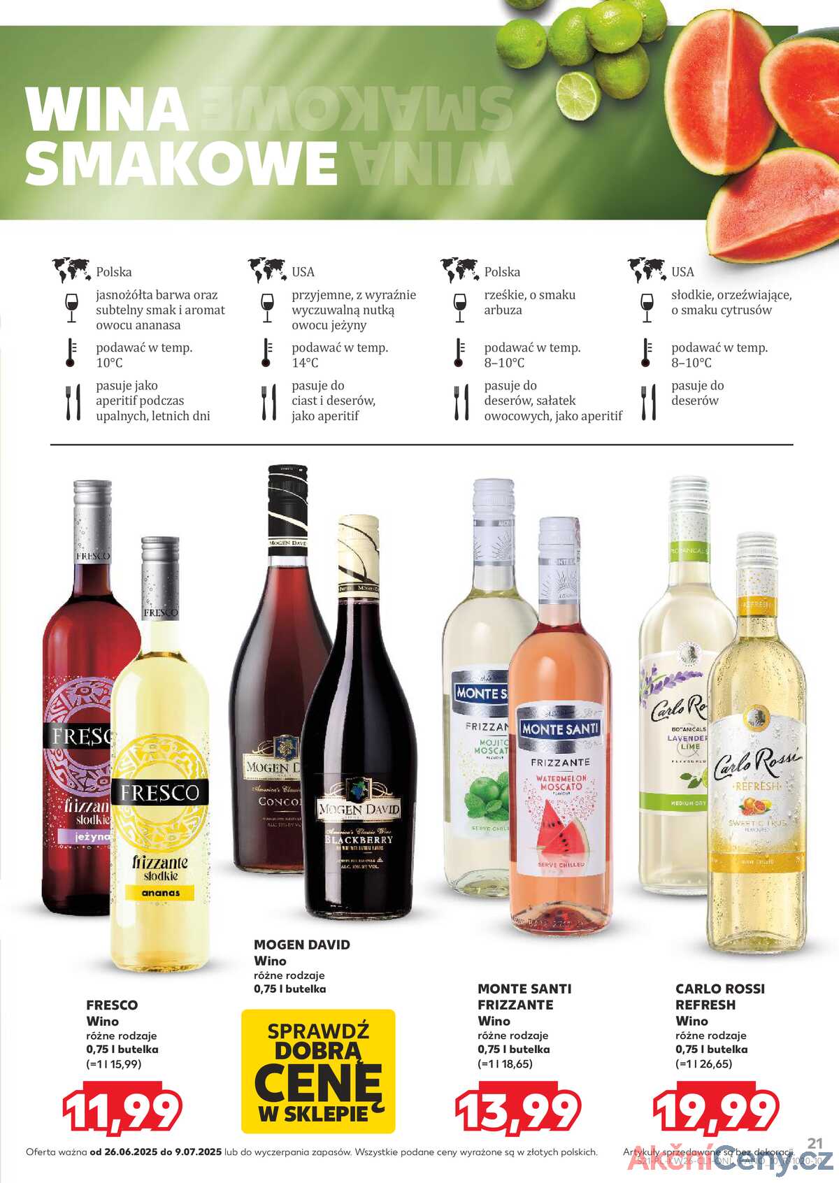 Leták Kaufland Polsko 26.6.-9.7.2025 - Bar Kaufland strana 21