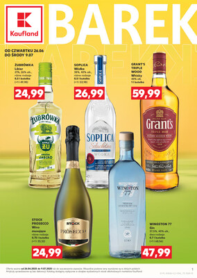 Leták Kaufland Polsko 26.6.-9.7.2025 - Bar Kaufland