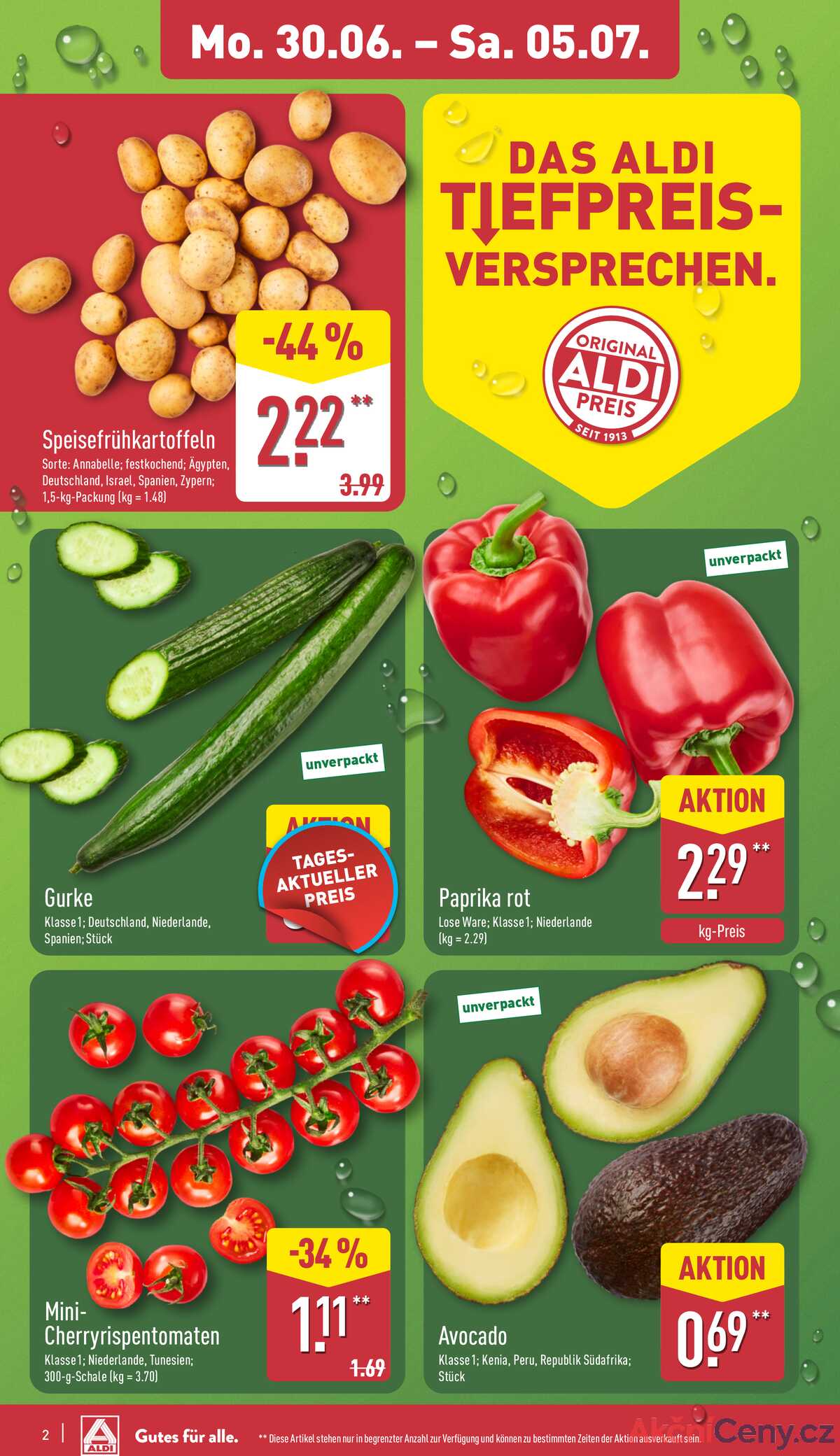 Leták ALDI Německo 30.6.-6.7.2025 strana 2