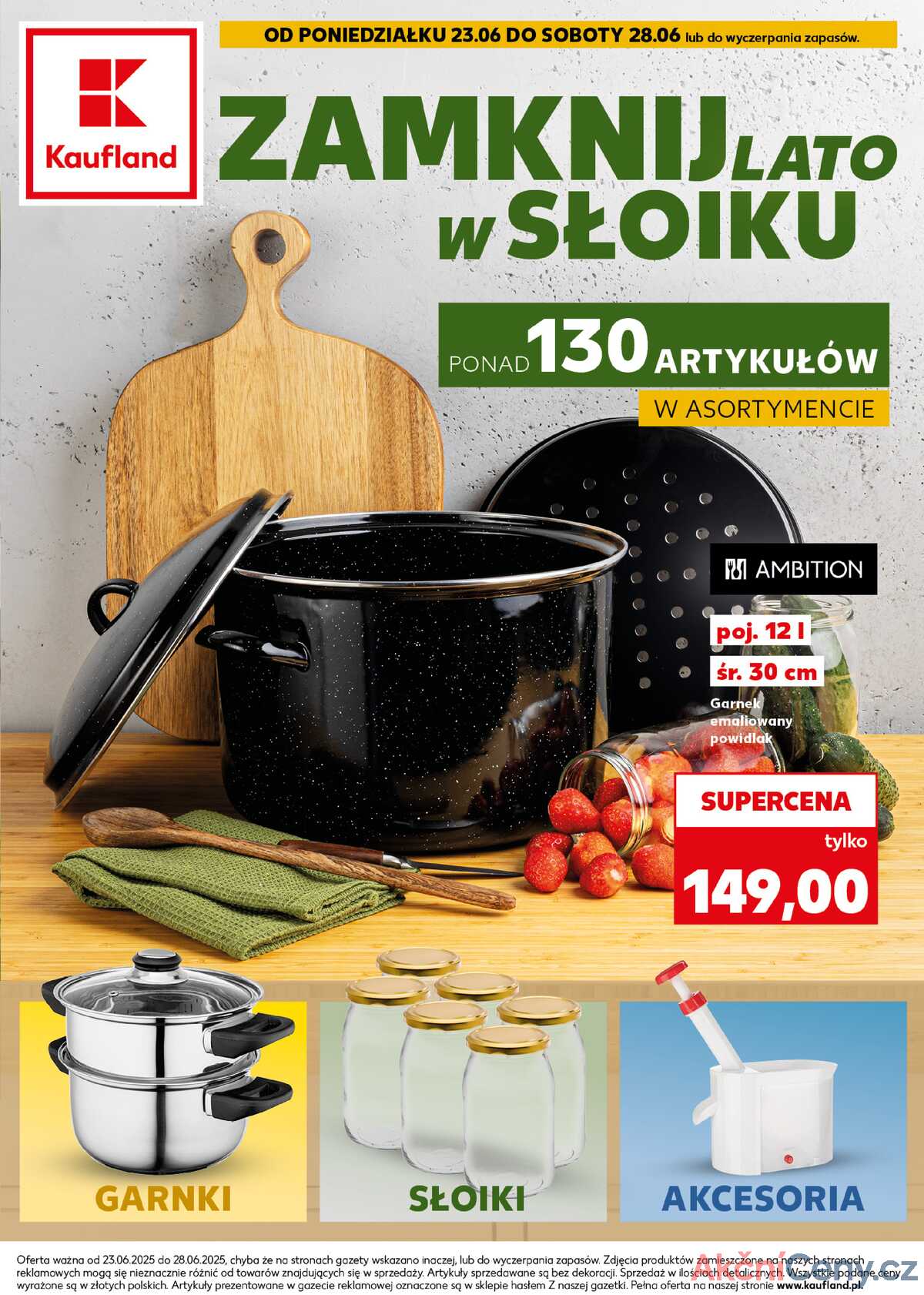 Leták Kaufland Polsko 23.6.-28.6.2025 strana 1
