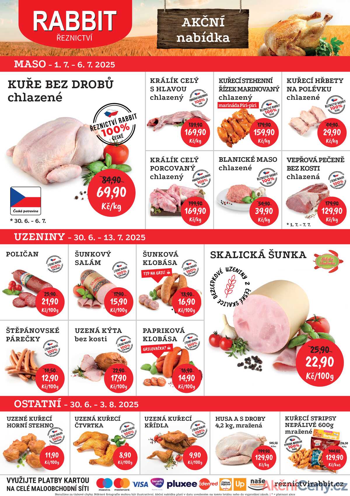 RABBIT řeznictví od 30.6. do 6.7.2025 strana 1