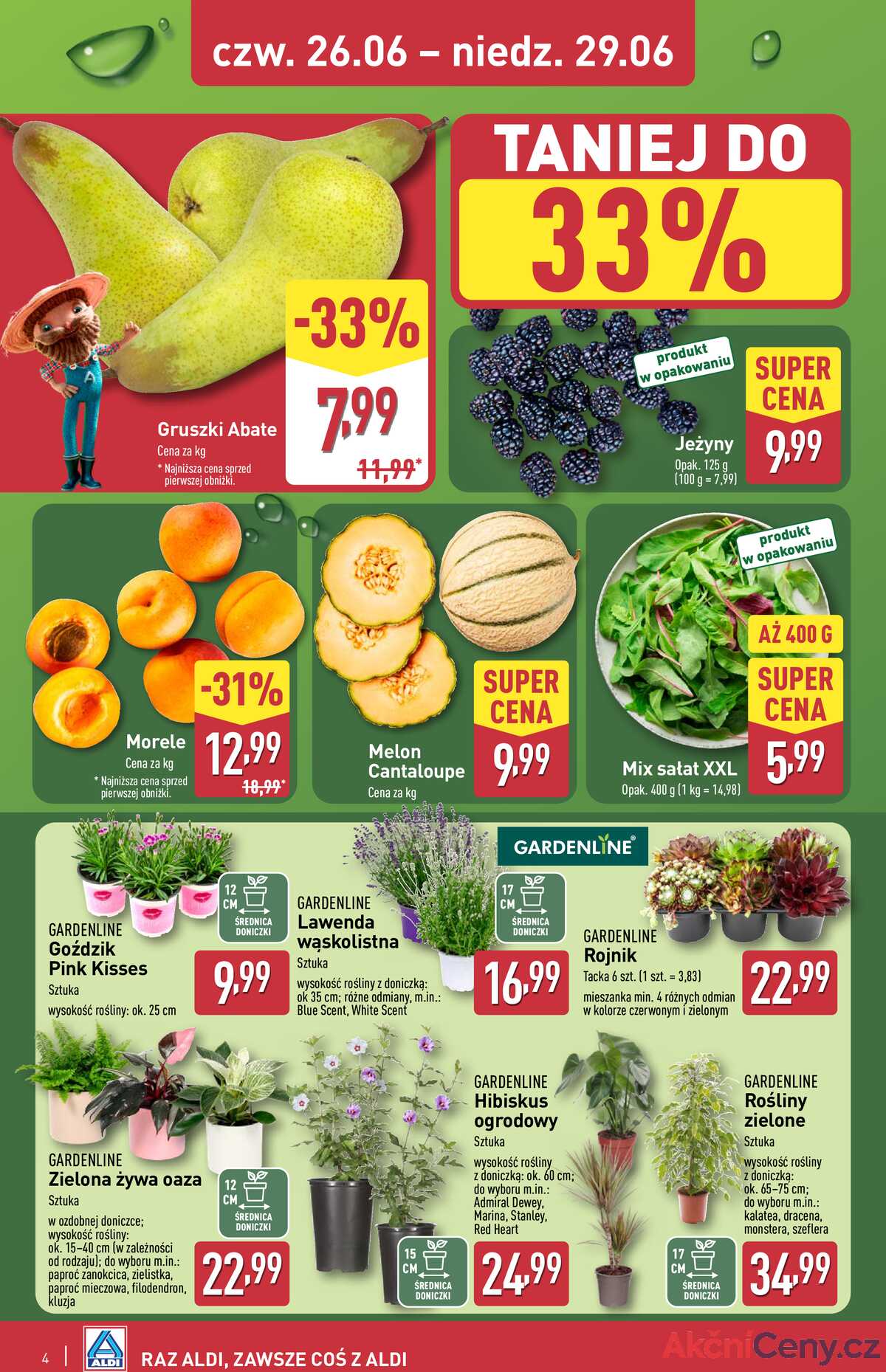 Leták Aldi Polsko 26.6.-29.6.2025 - Víkendová nabídka strana 4