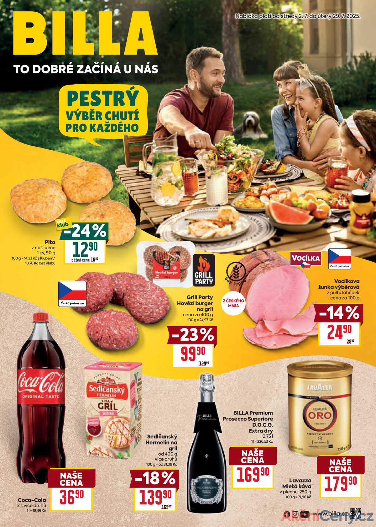 Billa katalog od 2.7. do 29.7.2025 strana 1