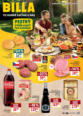 Billa katalog od 2.7. do 29.7.2025