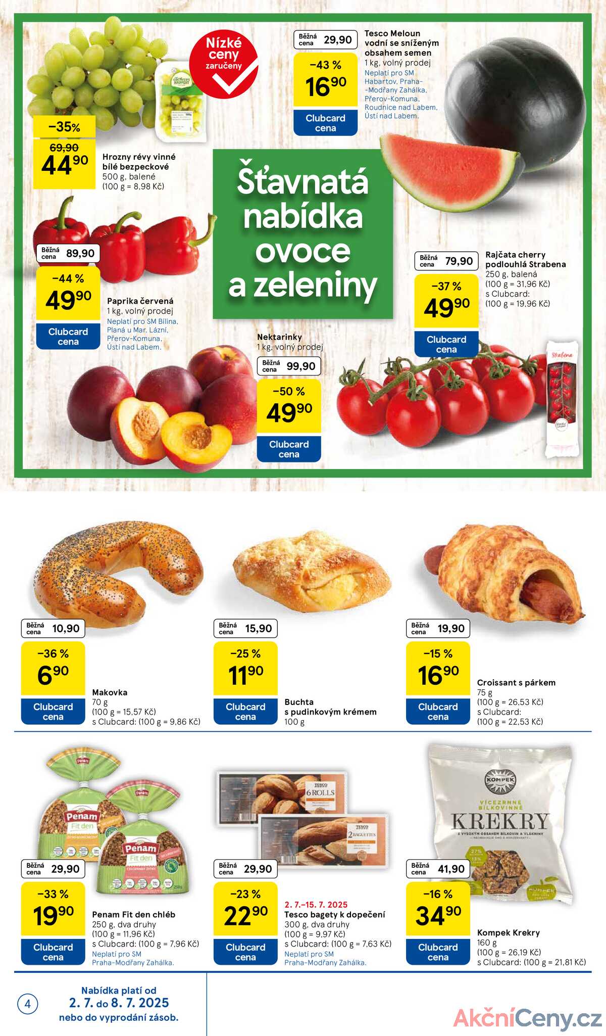 Tesco supermarkety od 2.7. do 8.7.2025 strana 4