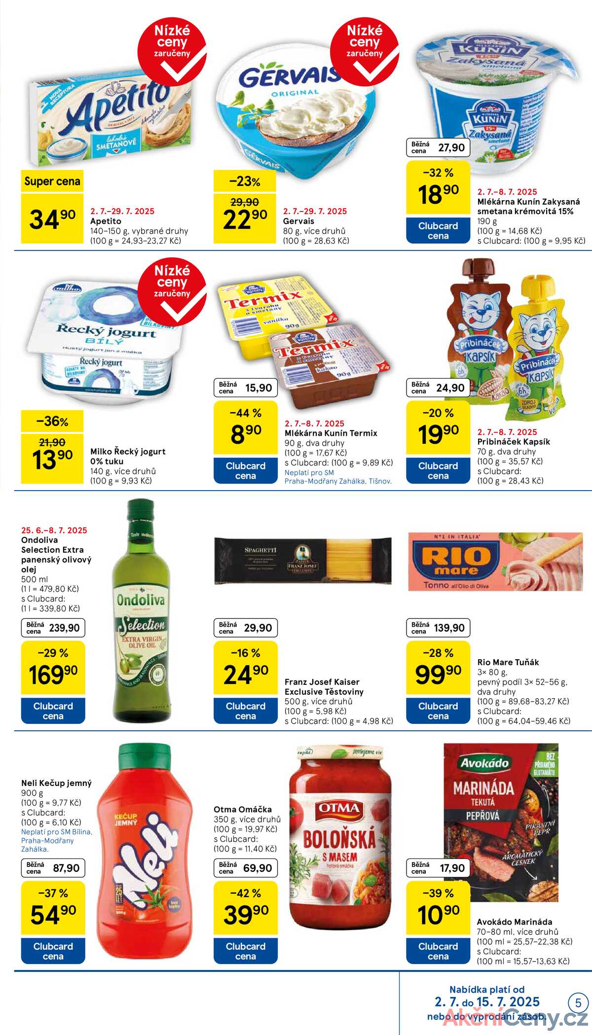 Tesco supermarkety od 2.7. do 8.7.2025 strana 5