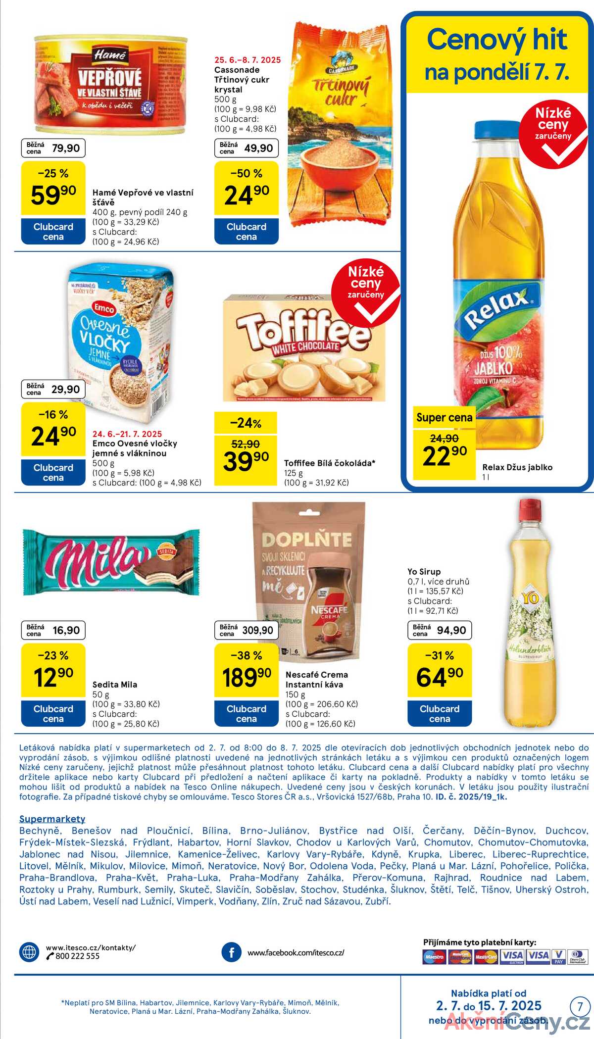 Tesco supermarkety od 2.7. do 8.7.2025 strana 7