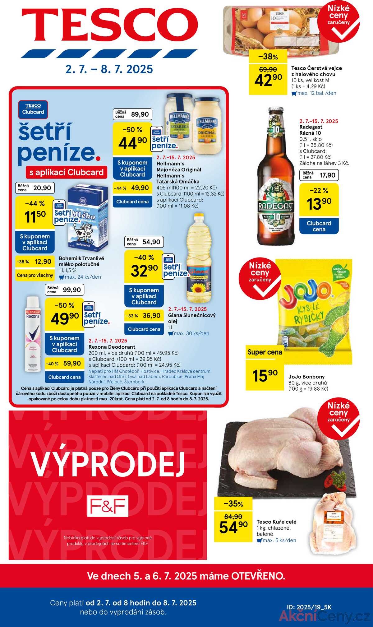 Tesco malé hypermarkety od 2.7. do 8.7.2025 strana 1