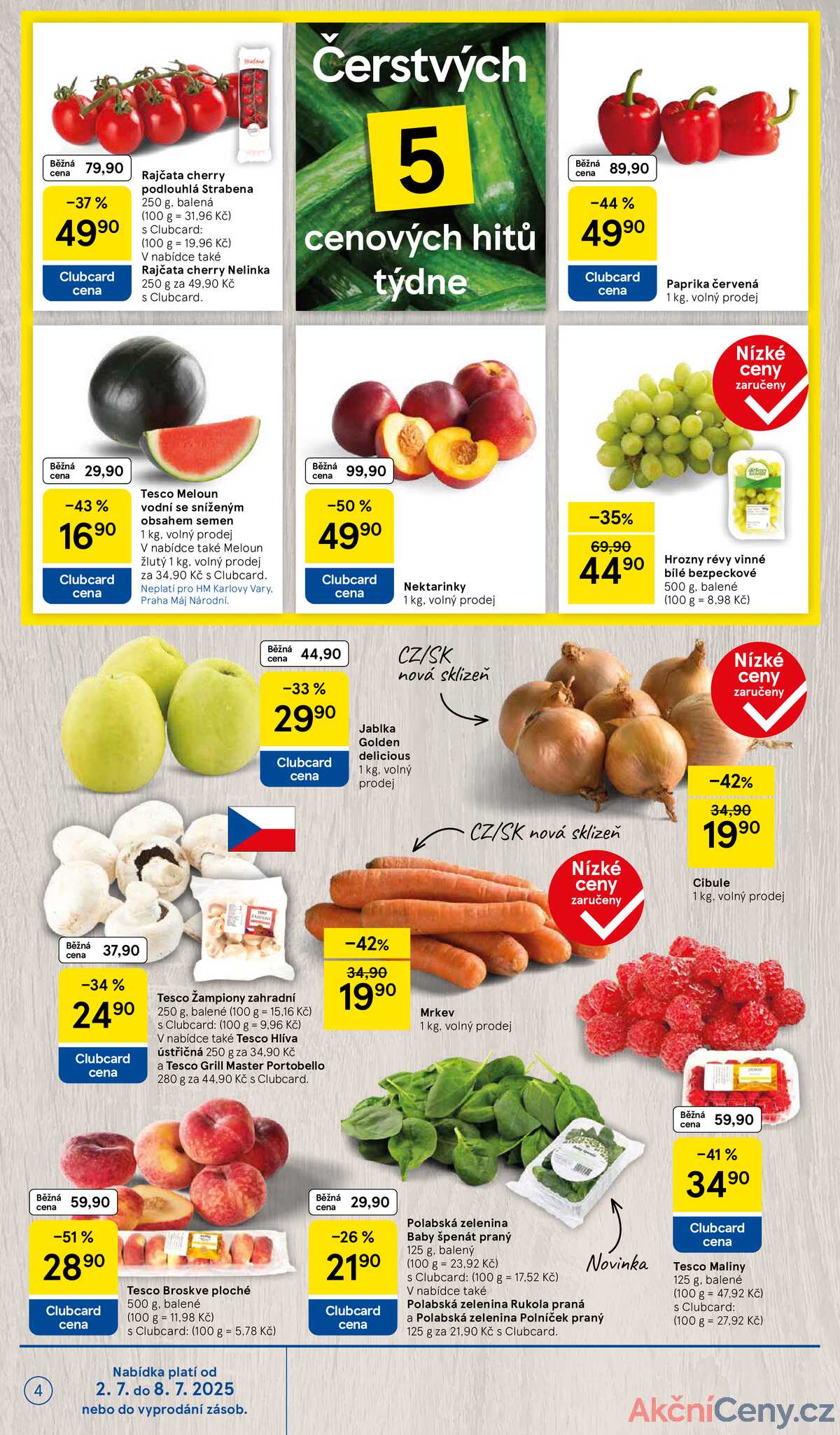 Tesco malé hypermarkety od 2.7. do 8.7.2025 strana 4