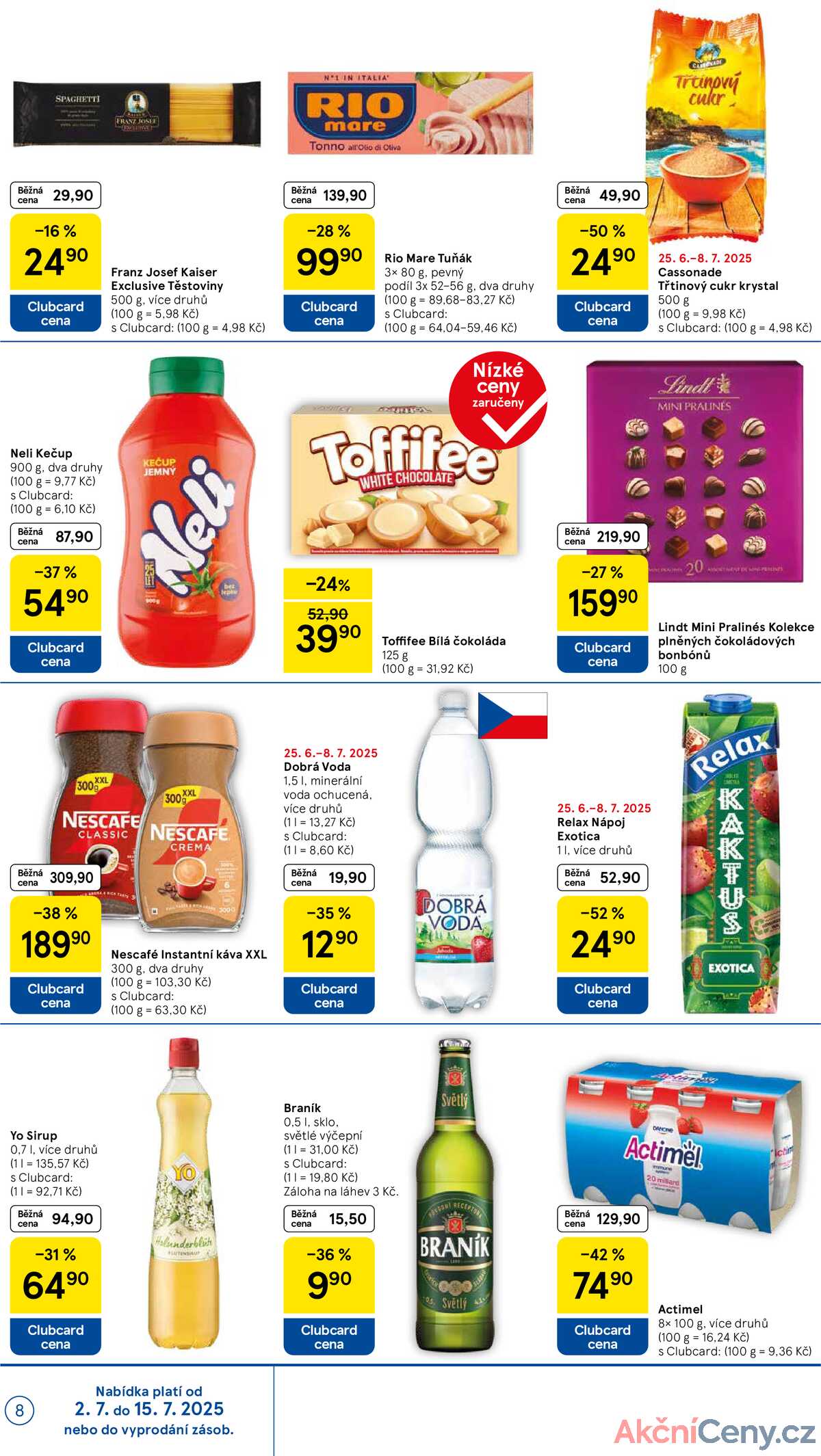 Tesco malé hypermarkety od 2.7. do 8.7.2025 strana 8