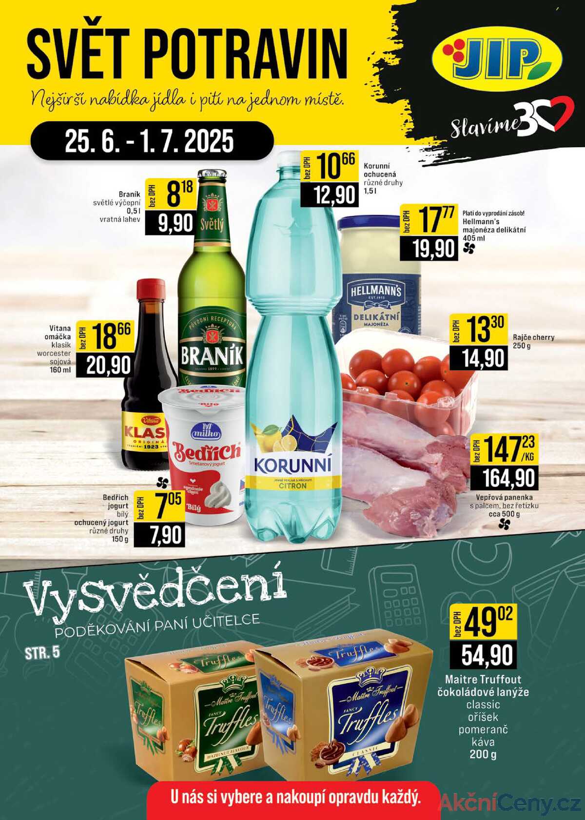 JIP Cash & Carry Brno, Praha, Ostrava od 25.6. do 1.7.2025 strana 1