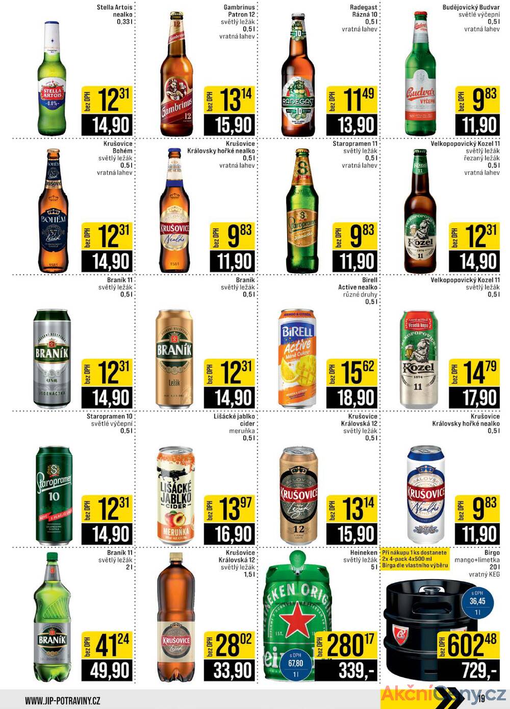 Leták JIP - JIP Cash & Carry Brno, Praha, Ostrava od 25.6. do 1.7.2025 - strana 19