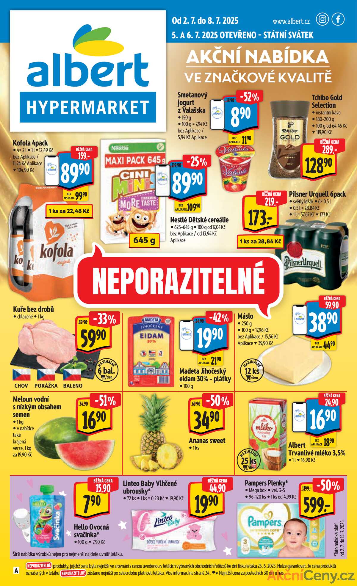 Albert  Hypermarket od 2.7. do 8.7.2025 strana 1